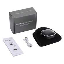 Hailicare 3-växlad vibration + 24 rött ljus värmeterapi handledsmassager, smart display, typ-C laddning, praktisk present till föräldrar och äldre för att lindra mushanden - Svart - Visa 12