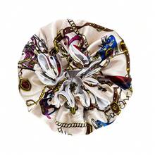 1pc Double Layered Large Hair Cap, Sleep Cap, Shower Cap With Printed Pattern, Reusable Hair Care Bag, Women's Daily Hair Care Sleep Cap - Multicolor - View 11