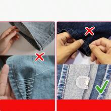 Invisible Pant Leg Clips, Adjustable Length For Jeans And Pants, No Sewing Repair Buckle, Prevent Dragging On The Ground, Transparent Denim Pant Leg Fixers, Unisex - D-Colorful - View 5