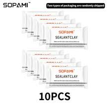 SOPAMI Sealant Clay 20pcs Patented Sticky Pipe Sealant Mud For Air Conditioning Hole Blocking Anti Insect Windproof Quick Dry Adhesive - 10pcs - 查看 10