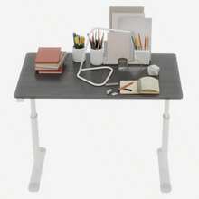 Adjustable Learning Table For Children And Adults - Height Adjustable, Multifunctional Home/Office, Compact Design - Grey - View 10
