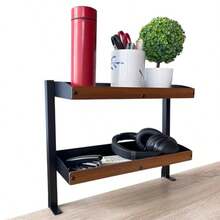 Roller Computer Table - Burlywood - Görünüm 5