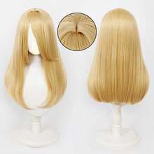 Karida 60cm/24inch Extra Long Straight Synthetic Hair Wig With Bangs, Colorful, Suitable For Daily Use, Cosplay, Halloween, Christmas, St. Patrick's Day And Other Costume Parties - Multicolor - View 101