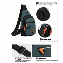 New Shoulder Bags, Outdoor Backpacks, Cycling Waist Bags, Sports And Casual Crossbody Bags, And Mobile Phone Bags. - Navy Blue - View 5