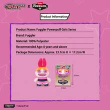 Spin Master Official Powerpuff Girls Ugly-Cute Plush Toy – Funny Weird-Toothed Monster Collectible Doll - Bubbles - View 5