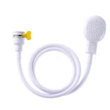 Easy Install Portable Handheld Sink Faucet Sprayer, Multifunctional Flexible White Faucet Shower Head Set, Plastic Handheld Faucet Sprayer, Direct Connect Faucet Extension With Clip-On Fastener, Faucet Accessory, Leak-Proof High Pressure Spray Head, Suitable For Pet Washing, Plant Watering And Car Washing, Essential Accessory For Modern Bathroom And RV - Multicolor - View 10