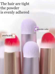 3pcs/1pc Professional Round Head Lipstick Brush With Cover,Lip Applicators,Lip Brushes,Lip Brush,Mini Blending Brush Concealer Brush,Portable Lipstick Brush With Cover For Travel - Multicolor - View 5