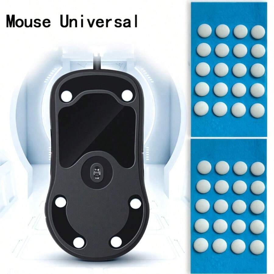 小圆点通用鼠标脚贴 电竞鼠标脚贴 白色通用鼠标脚贴 超滑 - 彩色 - 查看 1