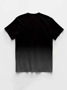 男士时尚圆领短袖运动T恤，多功能舒适T恤，春夏运动风服饰 - 彩色 - 查看 4