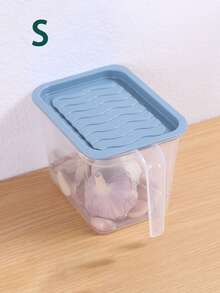 1 Stück Kühlschrankaufbewahrungsbox, Seitliche Aufbewahrungsschublade, Lebensmittelrückstände Sortier-Gefrierfachaufbewahrungsbox, Küchen Ingwer & Knoblauch Aufbewahrungsbox, Kühlschrankaufbewahrungsbox für Seitentür, Gemüse & Obst Aufbewahrungsbox Kühlschrankorganizer mit Deckel, Kunststofforganisationsbox mit Sieb für Gemüse, Obst, Salat, Kopfsalat, Beeren - Verschiedenfarbig - Übersicht 13