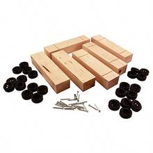 ASDF-PineCar Woodland Scenics - Bloques básicos con Ruedas y Ejes 6 Unidades - como en la foto - Ver 5