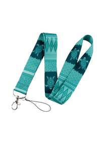 1条海洋元素海龟图案挂绳，适用于医生、护士、学生、教师证件挂绳，可作为礼物或日常使用。 - 彩色 - 查看 4