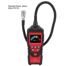 HT601A Portable LED Combustible Flammable Gas Detector Gas Leakage Tester Analyzer - Rojo - Ver 2