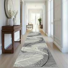 1pc Modern Rectangular Rug, Non-Slip, Machine Washable Runner Mat, Suitable For Hallway, Living Room, Bedroom, Sunroom, Hardwood Floor, Home Decor - Multicolor - View 1