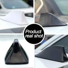 1pc Multi-Color Shark Fin Antenna, Car Roof Decor With Rubber Gasket, Universal Fit For Modern And Classic Car Models, Automotive Exterior Accessory - Car Shark Fin Antenna - View 2