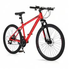 27.5 Inch, Dual Full Suspension Mountain Bike, Birthday New Year Gifts For Mens - Đen và đỏ - Xem 3