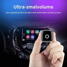 Rockyland [2025 Compact & Portable] Wireless Car Adapter, Supports Wireless CarPlay & Android Auto, Upgrade Original Car Screen To 4-Core WiFi Car Navigation Box - USB Powered, No Battery Required - Black + Ring Light - View 12