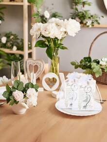 60Pcs/20Sets Wedding Heart Multi Function Bottle Opener Nail Clipper Wedding Favors Wedding Cards White Organza Bags Wedding Souvenir For Guests Wedding Party Supplies Bridal Shower Gift - Nhiều màu - Xem 10