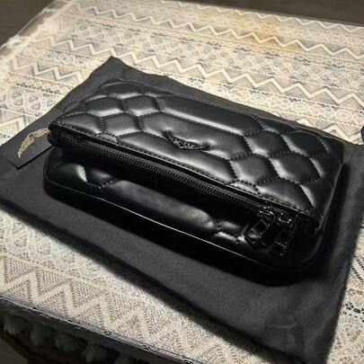 2025 Z-Zadig V-Voltaire Trendig Mini Fyrkantig Väska med Texturerat Läppstift, Ny Enfärgad Mångsidig Handväska För Damer