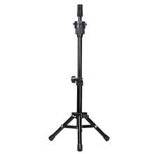22 Inch Adjustable Mannequin Head Stand Wig Head Stand For Training Heads And Canvas Block Head (Mannequin Head Not Included) - 黑色 - 查看 6