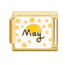 1件套模块化卡扣式手链，配有花朵、爱心、樱桃、足球吊坠，DIY油滴设计，适合作为派对/节日礼物送给朋友/情侣，不锈钢饰品，本地制造，实用时尚，圣诞节和万圣节必备，秋季色调，圣诞风格