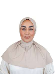 1件装时尚休闲优雅速戴头巾帽，经典简约时尚休闲优雅，采用丝滑柔软透气的粘胶混纺面料，长帽檐，两用速戴围巾运动帽，适合日常生活、节日、聚会、宗教仪式等场合。 - 多色 - 查看 2