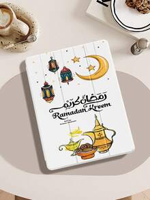 Ramadan Festival Protective Case Compatible With Air 4/5 10.9 Inch, 7/8/9th 10.2 Inch, 10th Generation,With Built-In Pencil Slot,Supports Automatic Sleep/Wake Lid,Compatible With Samsung Tab S6 10.4 Inch, Tab A9 11 Inch, Kindle Paperwhite 12th Gen 2024,Ins Glitter Style Case, Valentine's Day, New Year Gift - Multicolor - View 2