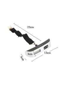 50公斤挂钩式腰带秤 LCD数字电子秤 旅行箱行李挂秤 手持式称重秤 - 銀色 - 查看 6