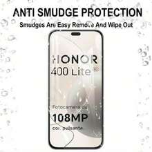ZMZE 4pcs High Definition Full Coverage Hydrogel Screen Protector Film Compatible With Honor 400/200 Pro/Lite/X9D/X9b/X9c/X7c/X7d/X6C/X8b/Magic8/7 Pro/Lite/500/500 Pro, Anti-Fingerprint Bubble-Free Soft Scratch-Resistant Non-Glass Protective Layer - 4PCS - View 5