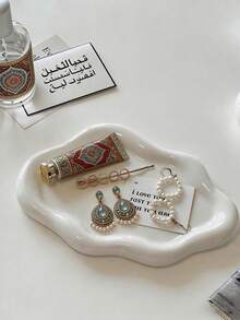 云朵造型树脂托盘，北欧风首饰收纳托盘，首饰展示托盘，女士礼物，卧室家居装饰 - 彩色 - 查看 12