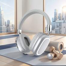 Gerripuer 新款蓝牙耳机，HIFI音质，舒适耳垫，可折叠旋转设计，Type-C金属接口，高端商务礼品无线蓝牙耳机 - 銀色 - 查看 3