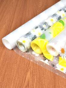 1片300厘米防水防油透明厨房橱柜和搁板衬垫，白色雪花图案，易于清洁，防刮擦，防漏，适用于抽屉、橱柜、食品储藏室收纳 - 透明保护膜，防滑，防水，防油，透明优雅雪花设计，适用于厨房、春夏精选、伴娘礼物、房间、卧室装饰、海滩、旅行、男士、女士、度假、妇女节、旅行必备、婚礼回礼、Y2K、卧室、汽车配件、厨房装饰、可爱小物、母亲节礼物、卧室装饰、花园、厨房装饰、夏季、海滩、旅行必备、房间装饰、软萌、毕业季 - 彩色 - 查看 12