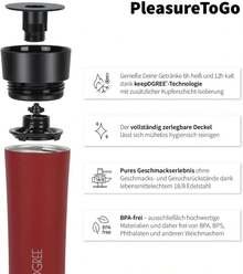 Isolierte Trinkflaschen für den Outdoor-Bereich - 10 Forrest Green | Grün - Übersicht 8