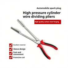 Alicates para retirar cables de bujías de automóvil, herramienta para retirar cables de alta tensión del cilindro, herramienta para retirar la bota de la bujía - Rojo - Ver 6