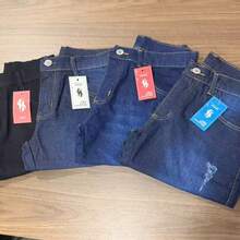 Set Of 4 Men's Light Black/Dark Black Denim Shorts With Elastane, Slim Fit, Direct From The Factory, Premium, Various Washes - Royal Blue - View 2