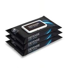 Body Wipes With Tea Tree Oil Wrestling, Combat, Camping, Gym, Post Workout Shower Wipes For Men And Women. 40 Count Pack Of 3 - 40個/包/3包 翻轉 - 查看 5