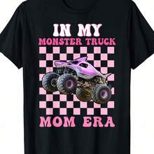 In My Monster Truck Mom Era Monster Truck Are My Jam T-Shirt - Black - View 1