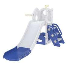Slides, Freestanding Slides Suitable For Indoor And Outdoor Use, Including Long Slides, Ladders And Passage Slides; Garden Slide Sets (Large Sets). - 寶藍色 - 查看 7