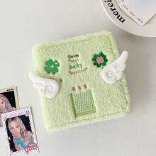 INS Original Angel Loose-Leaf Storage Album A7, Cute Plush Photo Album, Idol Fan Card Album, Gift, Holiday Gift, Birthday Gift, Perfect Gift (Album Excludes Inner Pages) - Multicolor - View 9