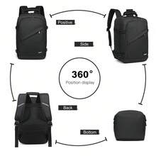 Waterproof 20L Carry-On Travel Backpack 40x20x25cm Lightweight Underseat Cabin Bag Large Capacity For Men And Women