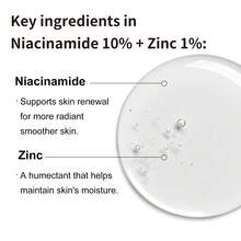 SUMAX 10% 烟酰胺 + 1% 锌面部精华液，富含锌，紧致肌肤，深层补水，令肌肤更柔滑。适合20至50岁男女使用。 - 1pcs - 查看 7