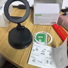 MagSafe Car Magnetic Phone Holder With Vacuum Suction, Innovative All-Metal Support Arm Unlikely To Break. Enlarged Vacuum Suction Magnetic Phone Holder With Foldable Telescopic Design. Dual-Sided Magnetic Phone Holder With Suction Cup, Multi-Functional Dual-Sided Magnetic Phone Holder Compatible With Apple And Android Phones. - Suction Cup Holder - View 13