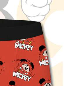 Disney 3D印花男士平角内裤，时尚设计，适合日常休闲和居家穿着 - 彩色 - 查看 6