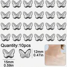 10/20件装不锈钢不规则冲压托盘，DIY珠宝制作，手工串珠工艺用品 - diy - 查看 13