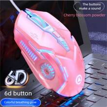 Gaming Mice - Pink - View 2