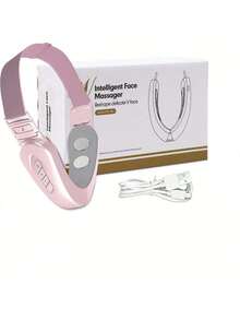 1个V型脸美容仪，EMS微电流按摩，6档面部按摩，V型脸紧致美容工具，便携式塑形紧致美容仪，学生/家庭使用，女性礼物，圣诞节/情人节礼物