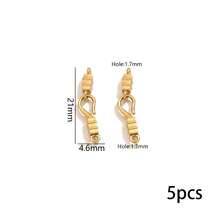 5套不锈钢掌扣钩连接器配件，适用于手链项链等饰品，粗扣OT扣，DIY珠宝制作套装 - 連接器 - 查看 10