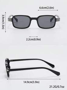 一副经典方形时尚眼镜，配有眼镜盒，用途广泛，适合驾驶、钓鱼、徒步旅行、骑行、跑步、高尔夫和日常佩戴。 - 多色 - 查看 7