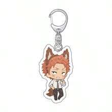 Q Version Cartoon Girl Acrylic Keychain, Cute Anime Character Bag Charm, Transparent Key Ring Pendant, Backpack Hanging Ornament, Collectible Decor, Novelty Gift For Anime Fans - Multicolor - View 11
