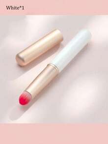 3pcs/1pc Professional Round Head Lipstick Brush With Cover,Lip Applicators,Lip Brushes,Lip Brush,Mini Blending Brush Concealer Brush,Portable Lipstick Brush With Cover For Travel - Multicolor - View 8